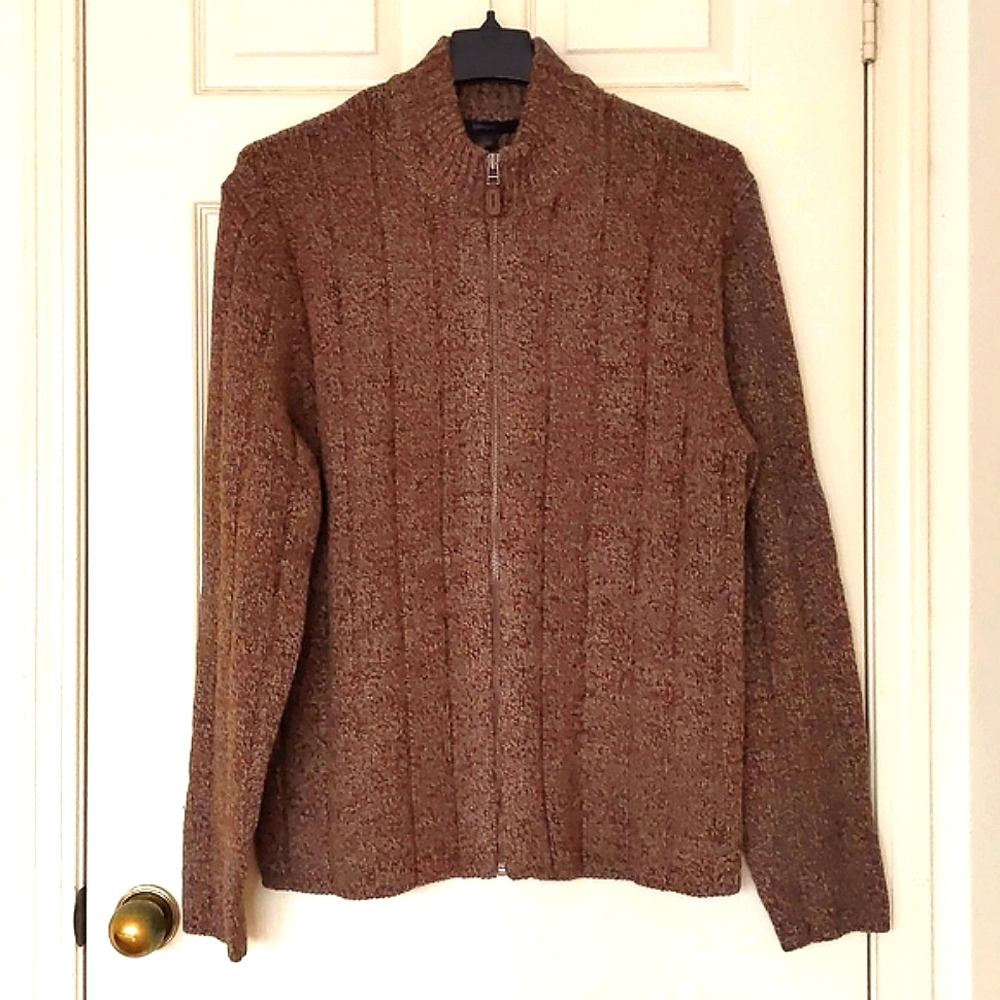 NWT. Express Men's Wool blended full zip cardigan sweater.